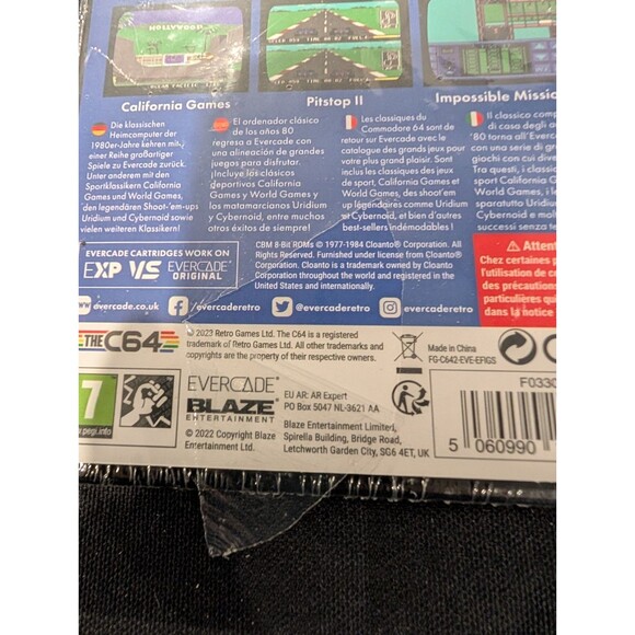 Evercade The C64 Collection 2 & 3 – SEALED Set – 28 Classic Commodore 64 Games - Picture 3 of 3